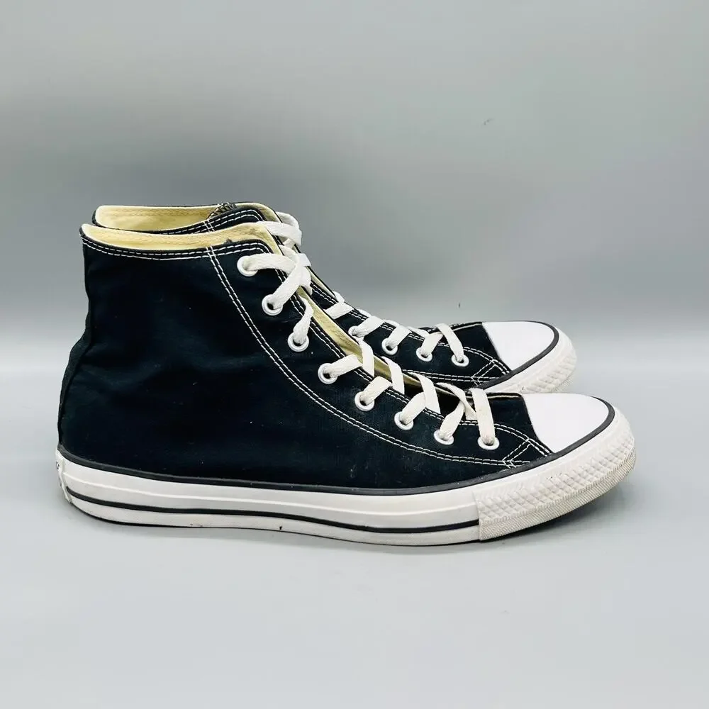 Converse Shoes Mens 12 Black Chuck Taylor All Star Sneakers Casual Comfort